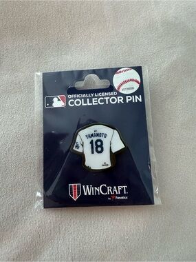 NEW Los Angeles Dodgers Yoshinobu Yamamoto 18 Officially Licensed Collector Pin